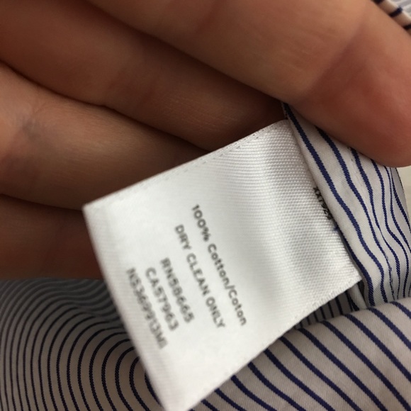 Nordstrom Signature striped ruffle button down top - Picture 8 of 8